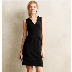 Anthropologie Maeve Ruffled Ottoman Dress in sz XS